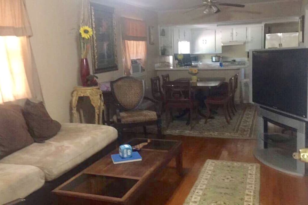 We've added a coffee table as per our guests suggestion as well as a toaster