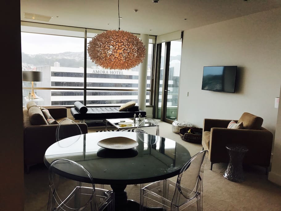 Dining & living area