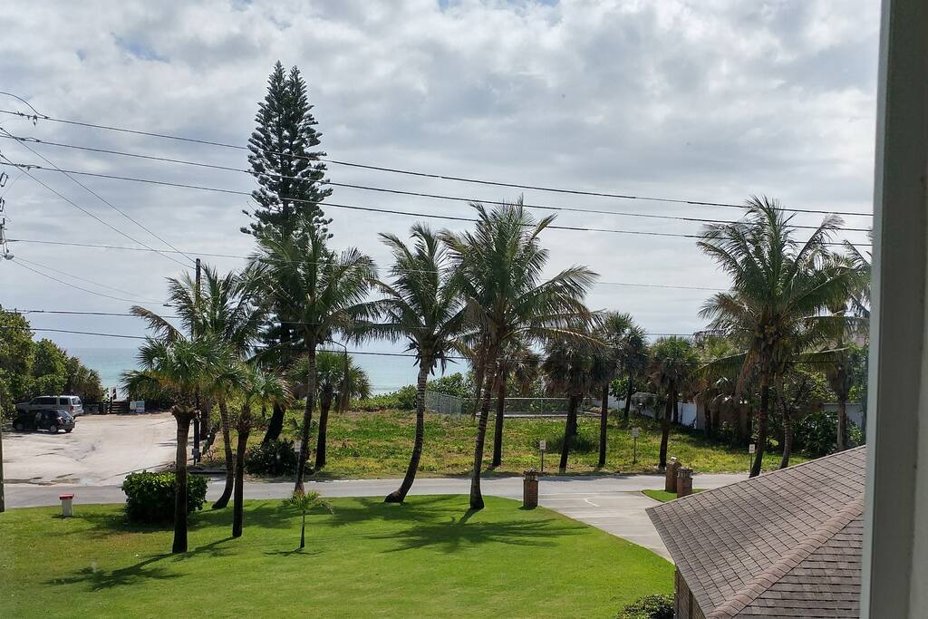 There is the ocean. 150 feet from front door.