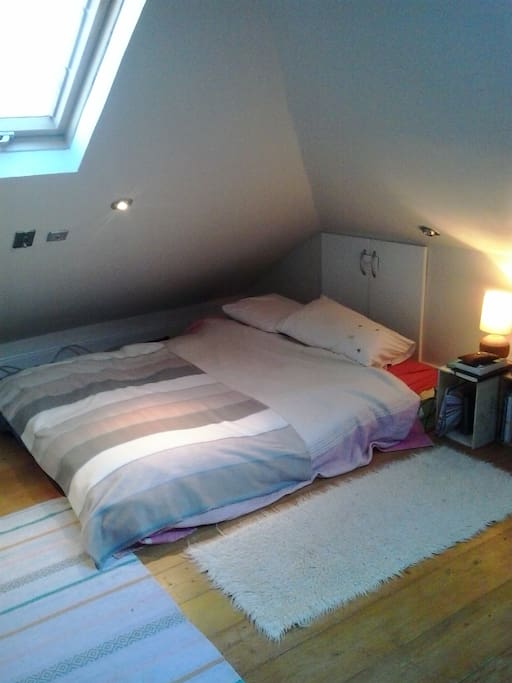 Double bed (can be rearranged to allow more head space!)