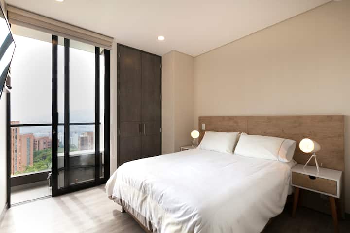 غرفة النوم 2 مع نفس الميزات مثل غرفة النوم 1