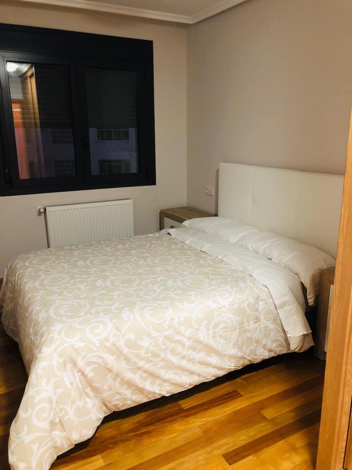 Double Room with TV and private bathroom.