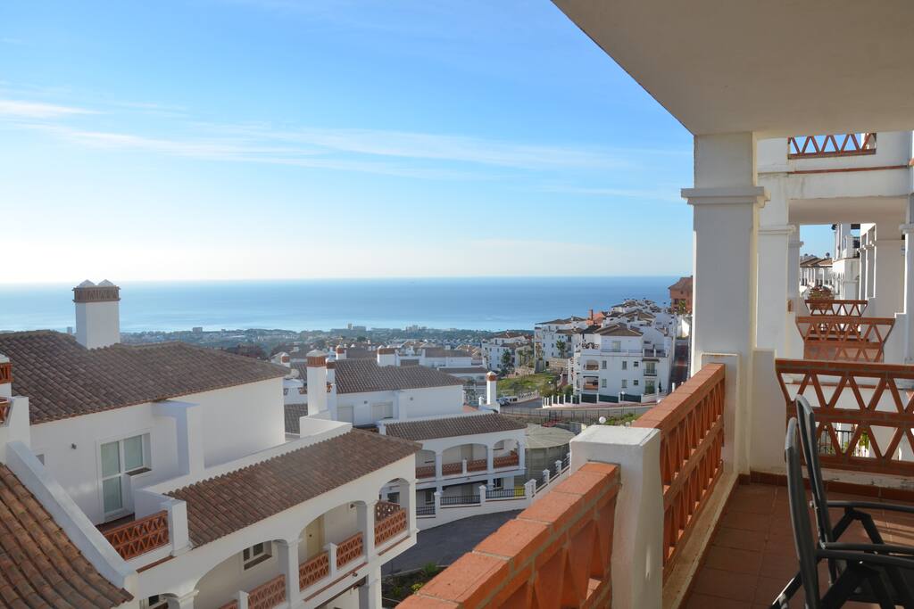 View from the balcony looking south
