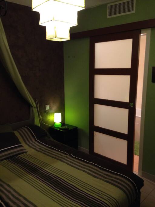Porte coulissante salle de bain sur chambre !