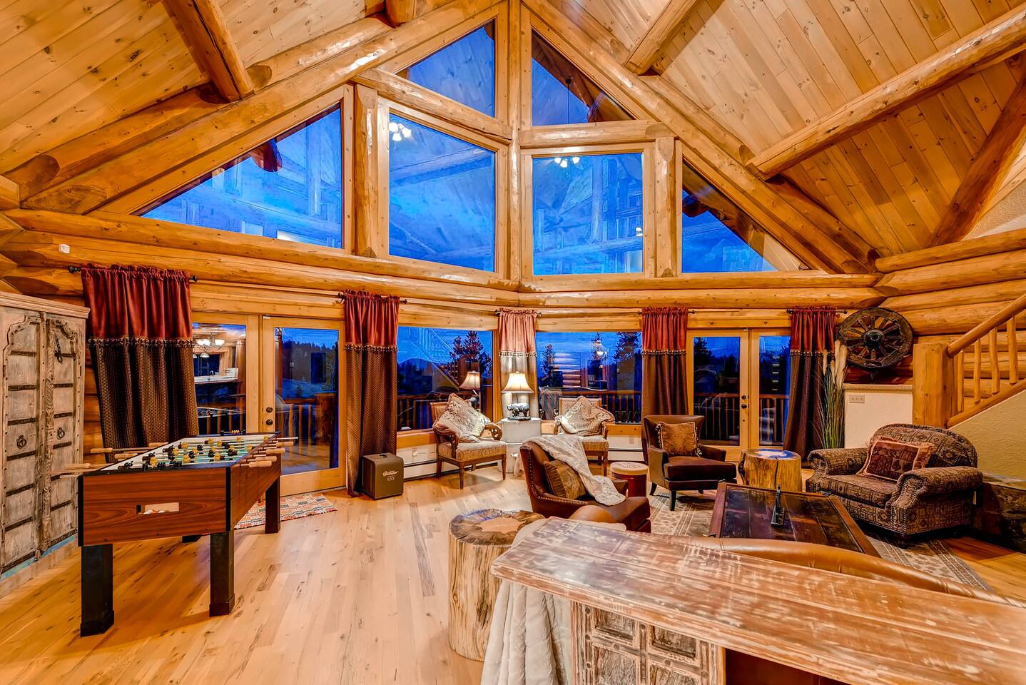 Luxury 6 Bedrooms Log Mountain Home Denver Boulder Houses For