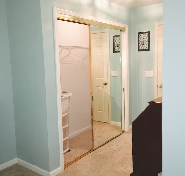 Plenty of closet space for your things