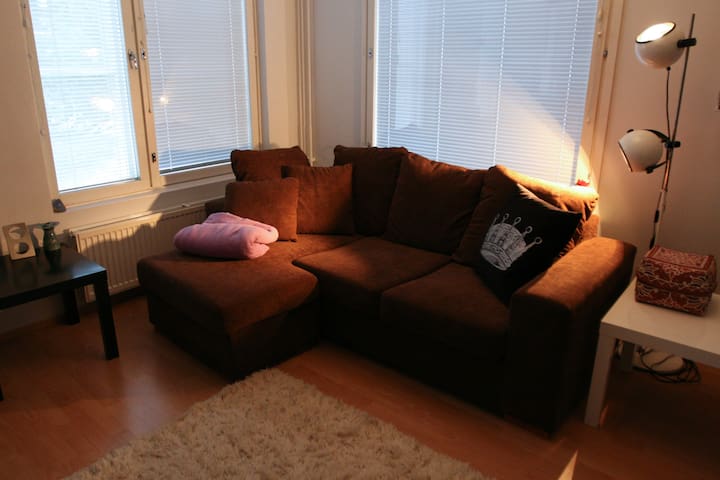 A shared studio apartment