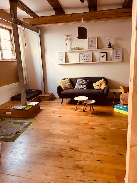 Successful Airbnb property: Renovated half-timbered house with courtyard in the old town in Wismar