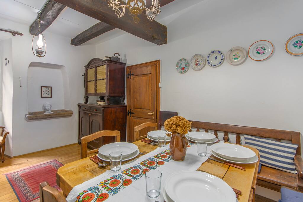 Dining table.