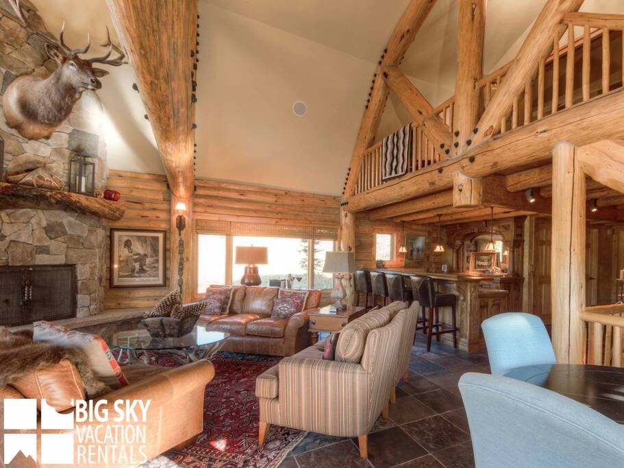 Big Sky Resort, Washaki Lodge, Living 1, 3
