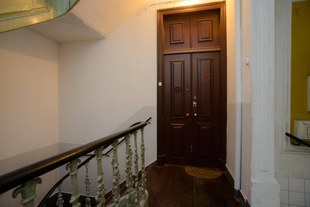 The main door