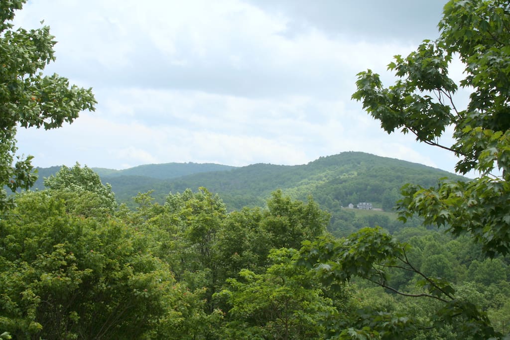 Enjoy a gorgeous view from the deck.