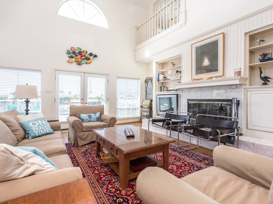 The living room is a the perfect place to relax and unwind.