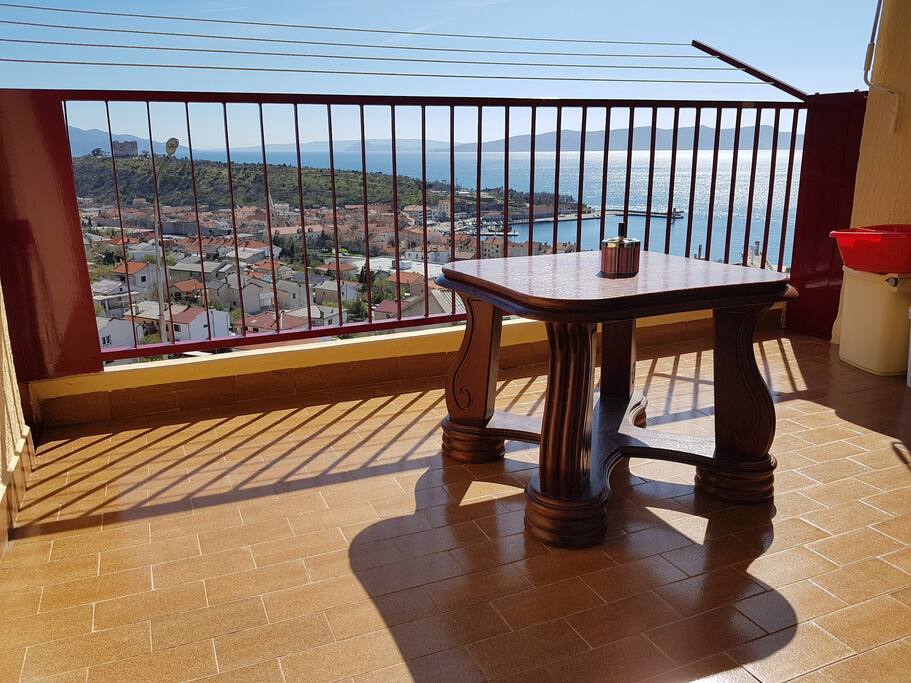 Balcony view on the Sea