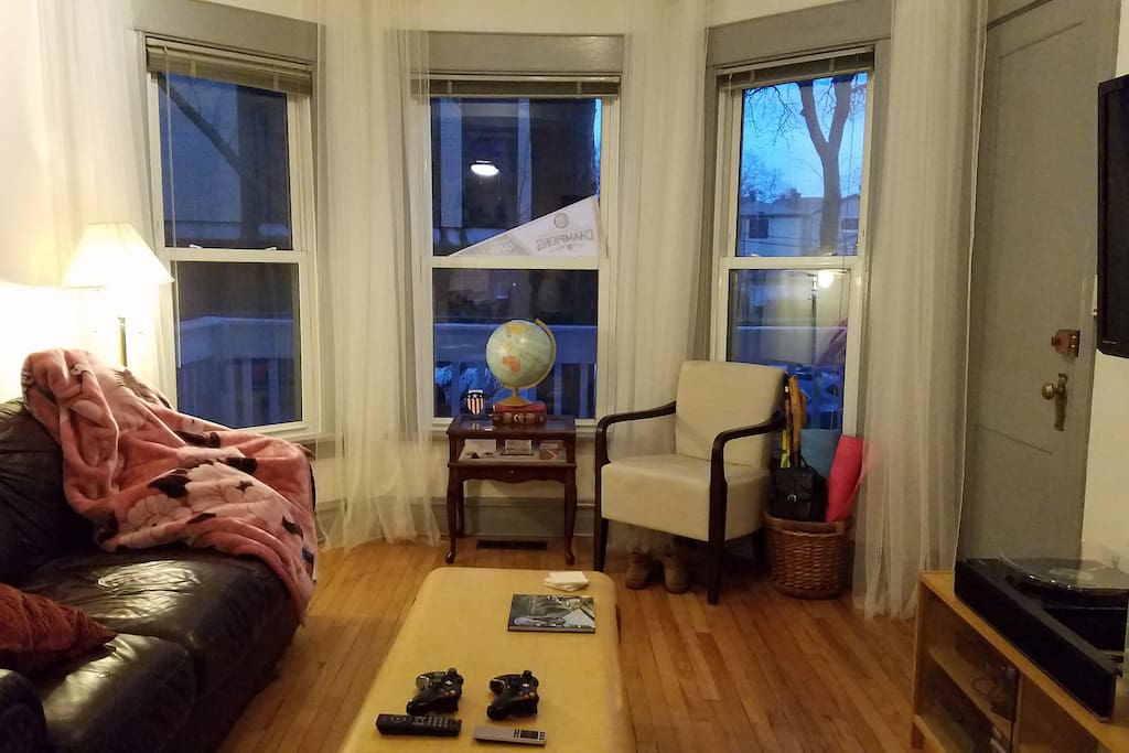 Bay Windows in Living Room