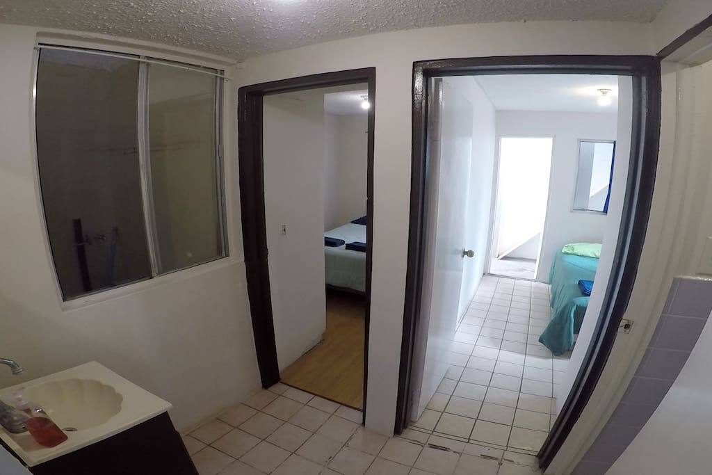Room on the right with the entrance to the patio.