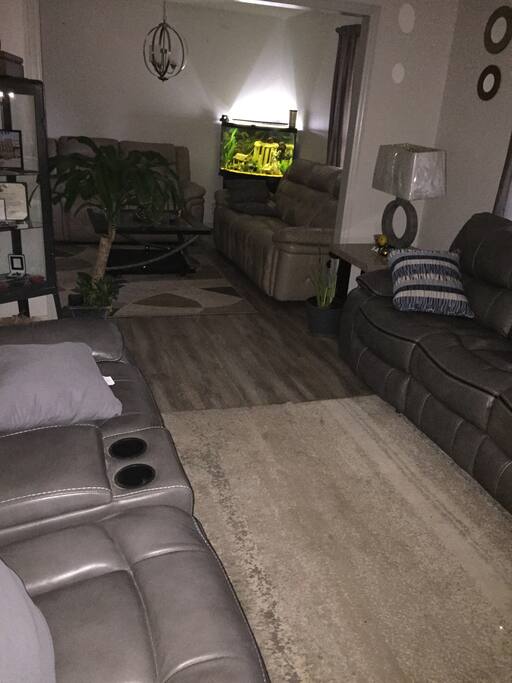 Living and family room