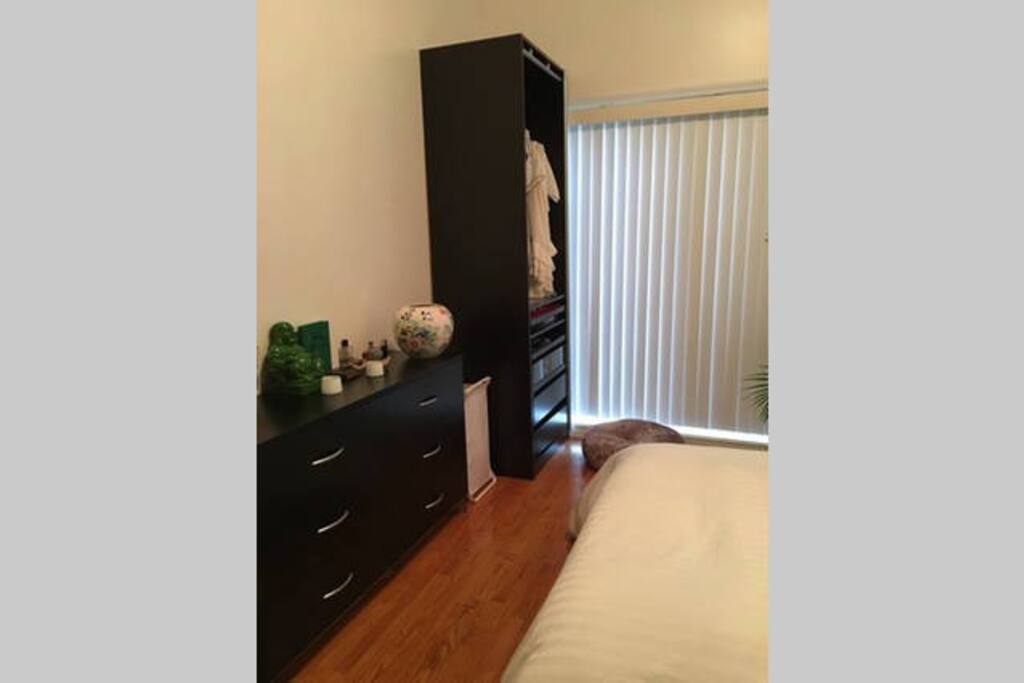 Bedroom 1 which leads out to private deck