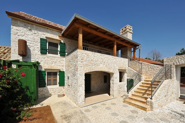 Stone house by the sea