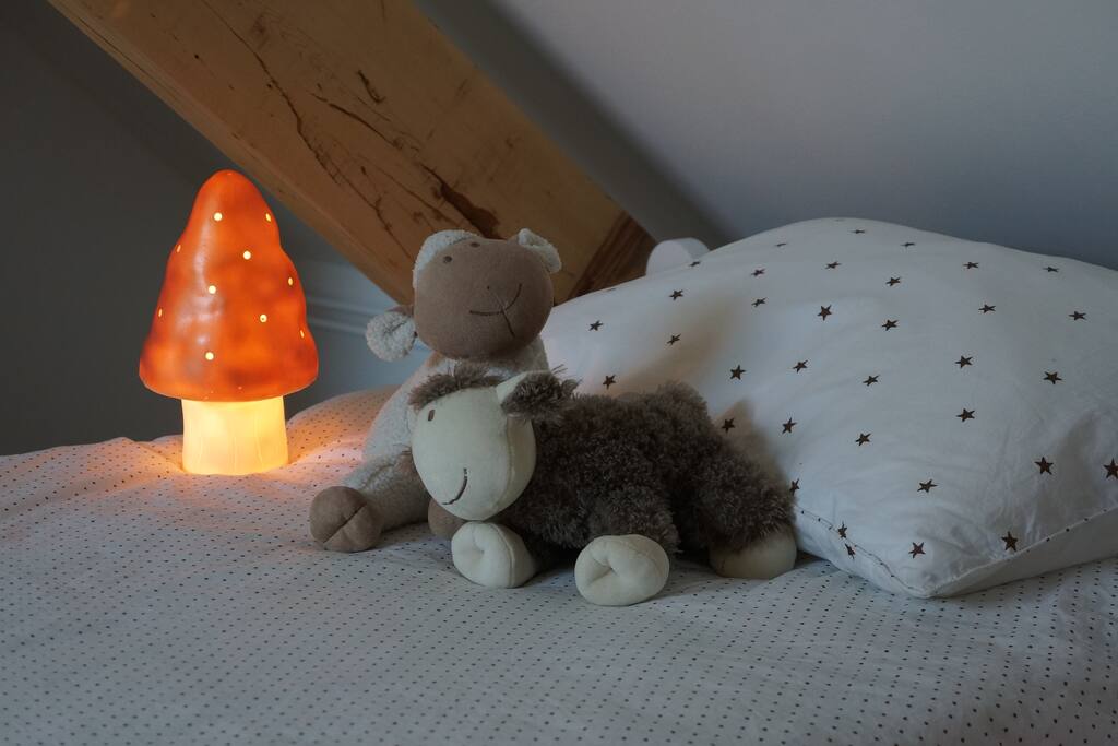 Chambre d'enfant sous-pente