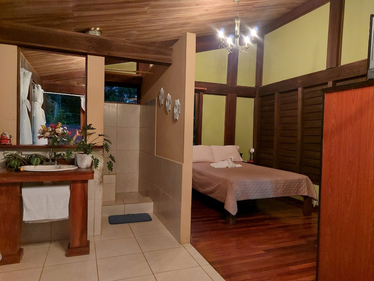 Главна спална соба со хидромасажна када