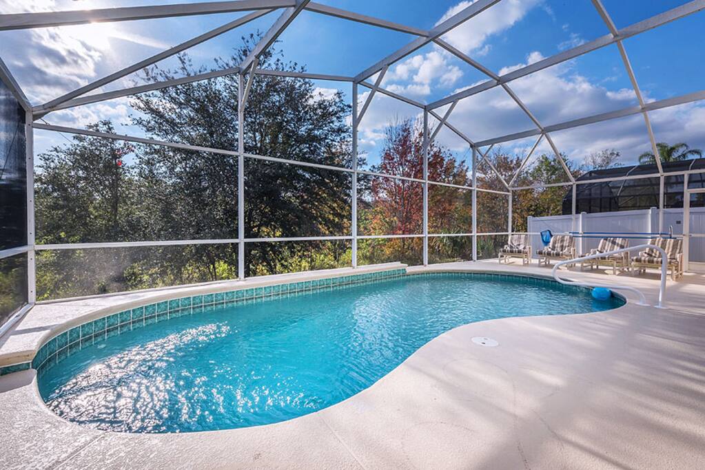 Pool with Forest View