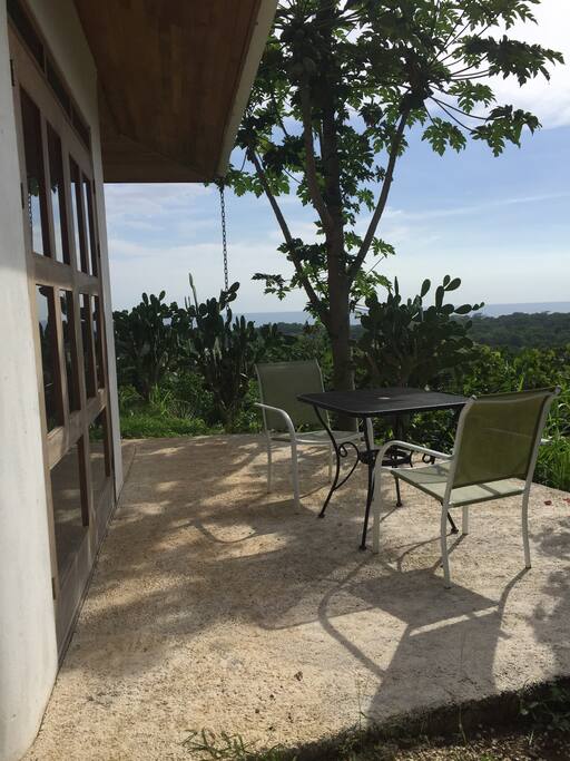 1 of three dinning areas over looking jungle and ocean