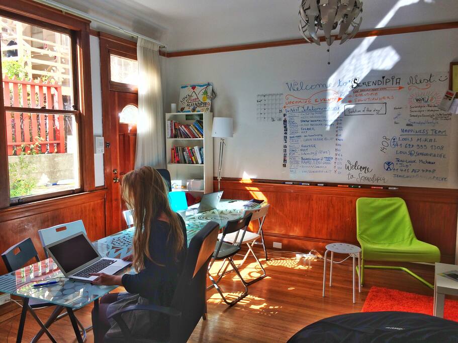 Sunny collaboration table
