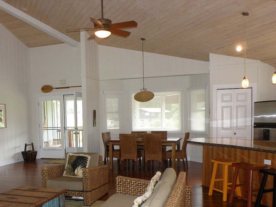 Looking towards the dining area