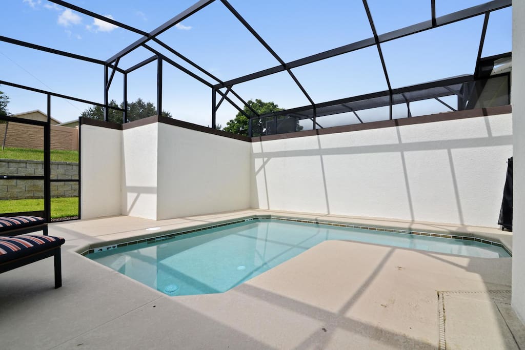Here in Florida - we love the outdoor lifestyle (who wouldn't with our weather!). Enjoy your stay here and make sure to make full use of your own, private sparkling plunge pool area.
