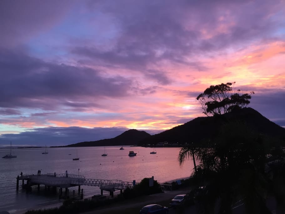 Sunrise View from the Balcony