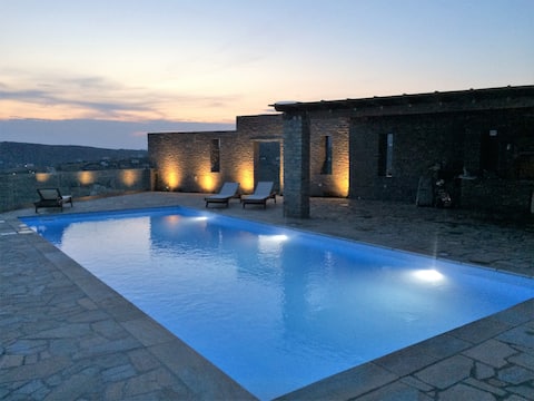 Stylish villa Philinna, location-amazing pool-view