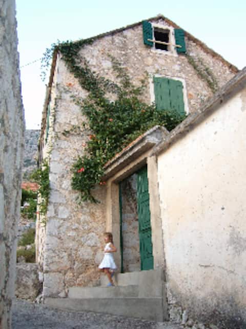 Romantic detached  stone house