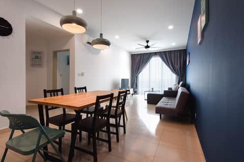 Sunset view 6P*Free mini bar&coffee*Night market