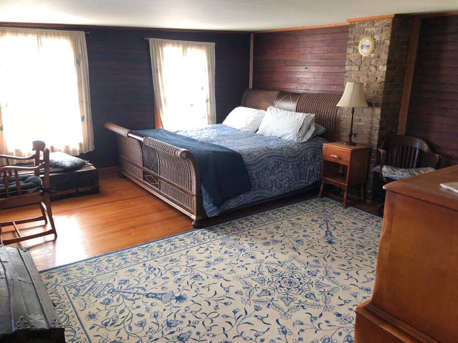 Cozy Log Cabin Bedroom