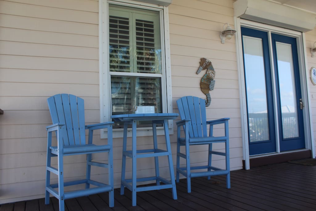Upstairs deck