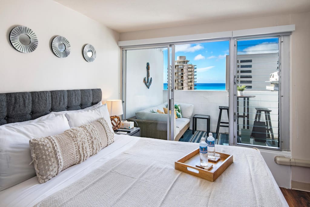 Ocean View Studio in Waikiki Apartments for Rent in Honolulu, Hawaii