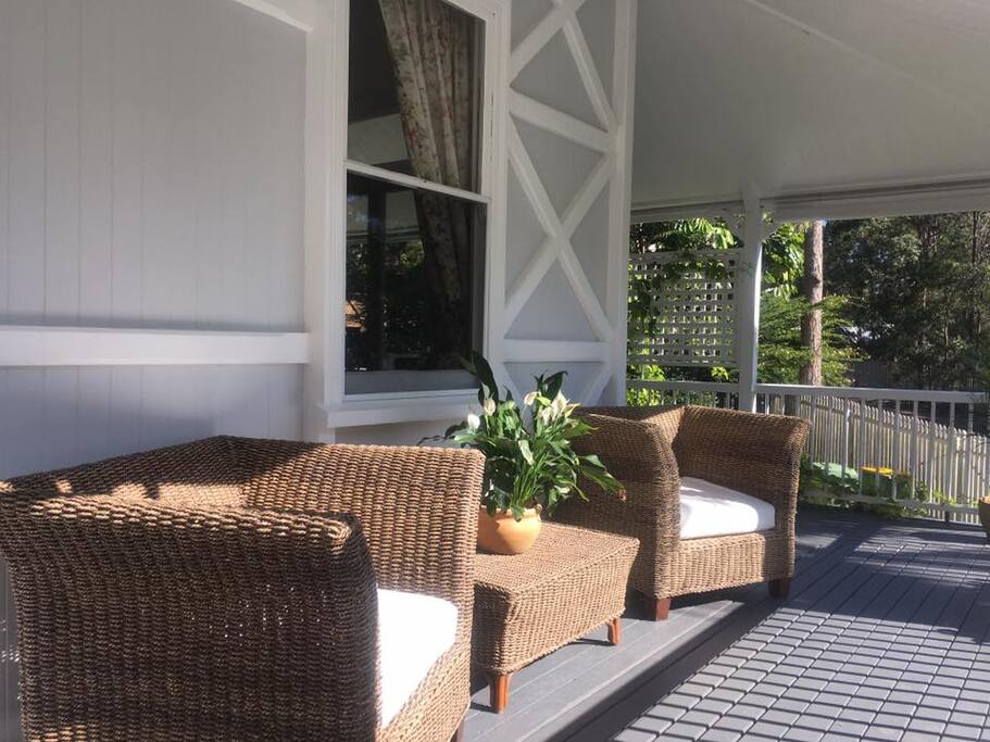 Relax amongst the trees and birdlife.