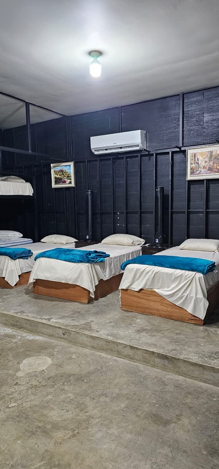 V tejto izbe bola umiestnená klimatizácia 