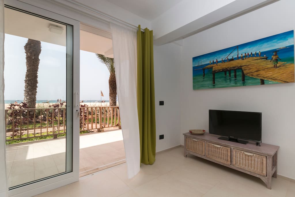 sea view from living room