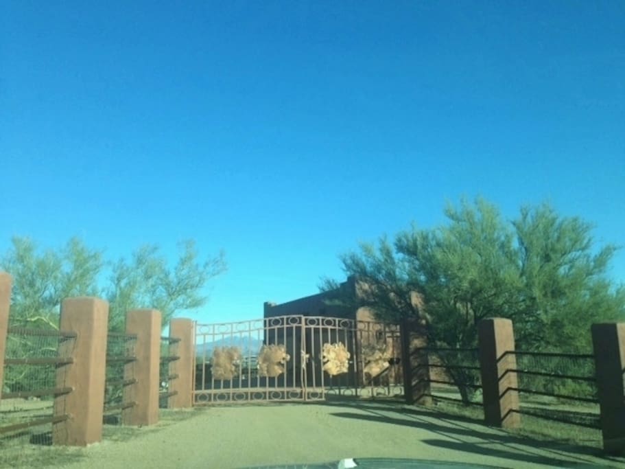 The Entrance to our property