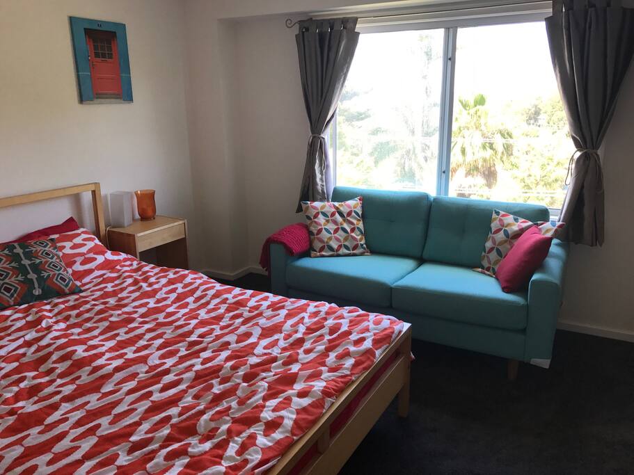 Small sofa in bedroom