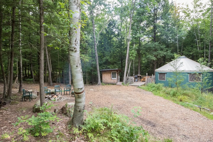 Fisher Ridge Yurt at Maine Forest Yurts