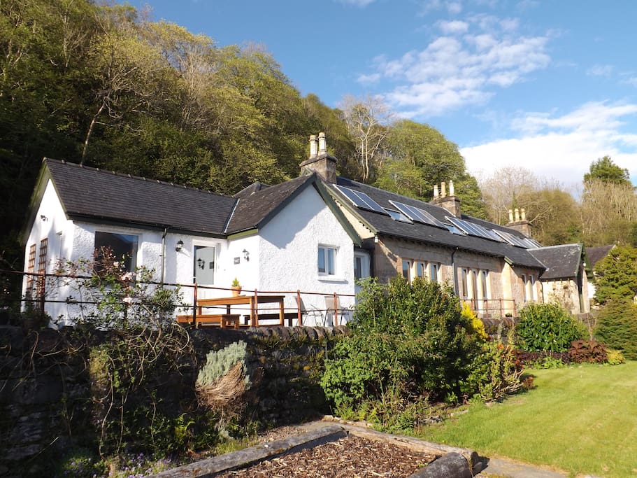 The cottage used to be part of the old village school