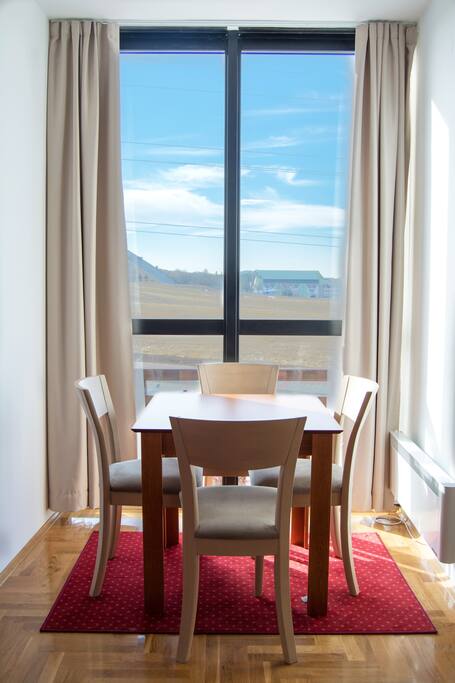 Beautiful view from living room, just across Hotel Zelenkada