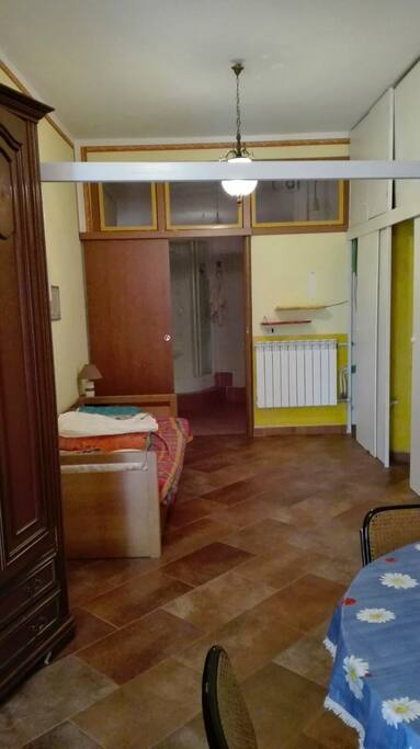Sala con zona notte