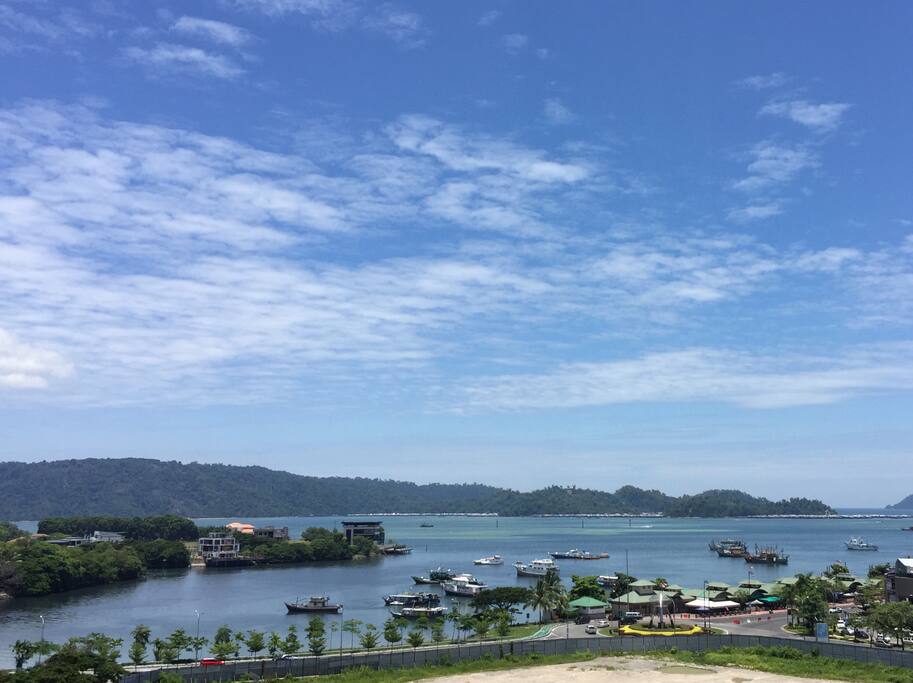 Seaview from balcony