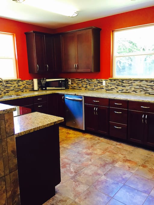 Kitchen is fantastic with pretty much everything you might need for your meals during your visit