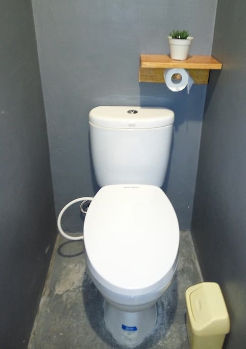 Toilet in shared toilet