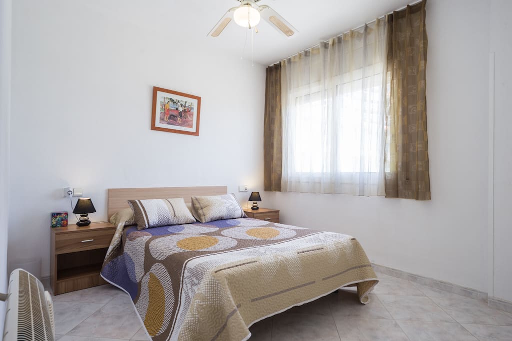 Large bright master bedroom